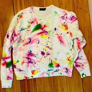 Polo Spatter Sweatshirt. Size XL
